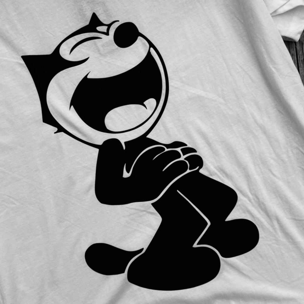 Felix the Cat Laughing Graphic Tee NWT